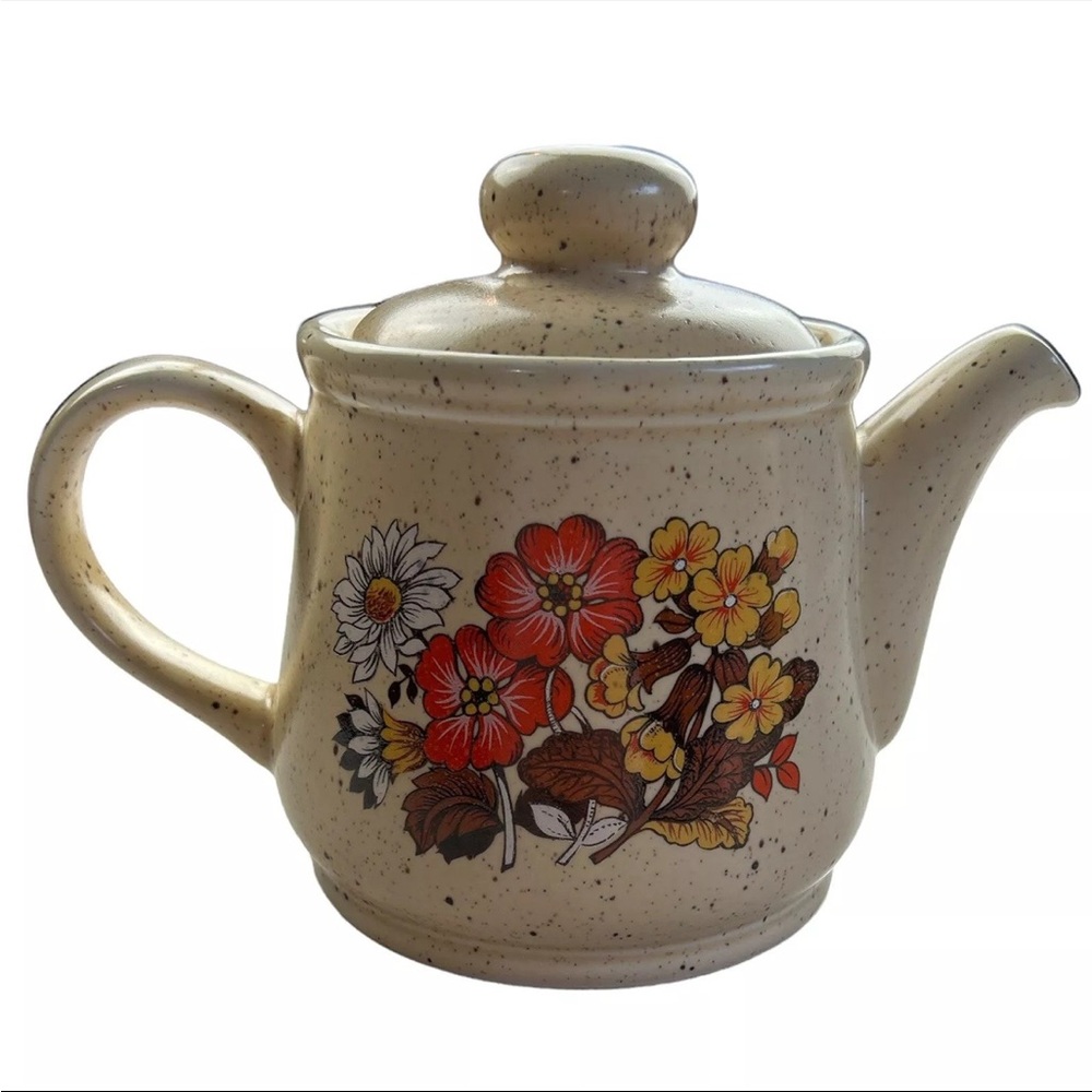 vintage sadler England teapot boho floral- Cottage Style